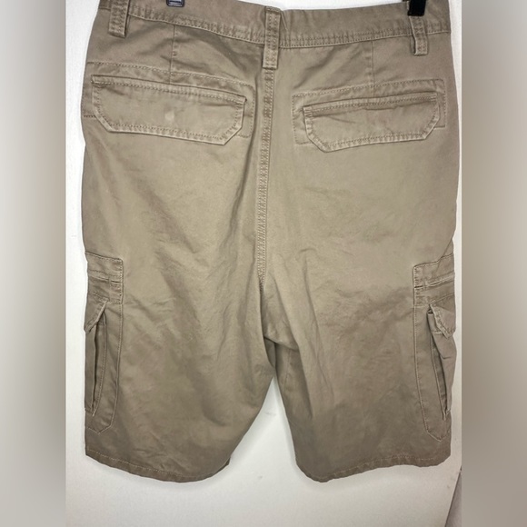Dockers Premium SZ 34 Cargo Khaki Shorts Mid Rise Cotton‎ Beach Summer Outdoor - Picture 8 of 9